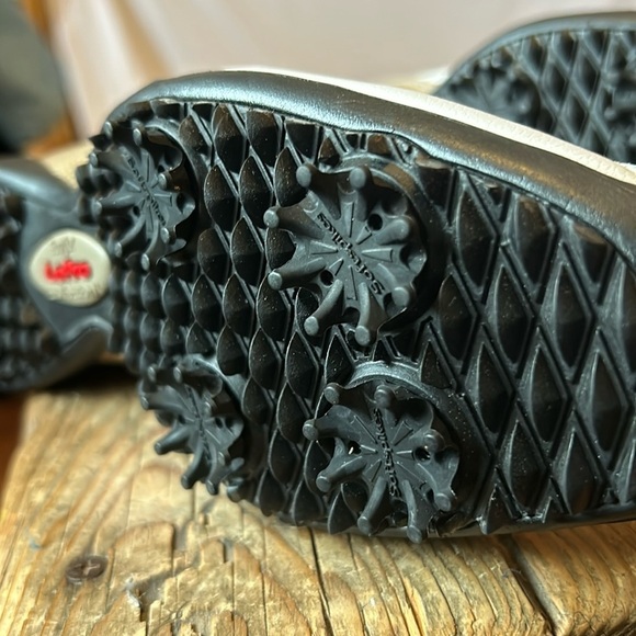 FootJoy LoPro Collection White Tan Oxford Golf Shoes w/Softspikes Mens 7M NWOT - Picture 6 of 9